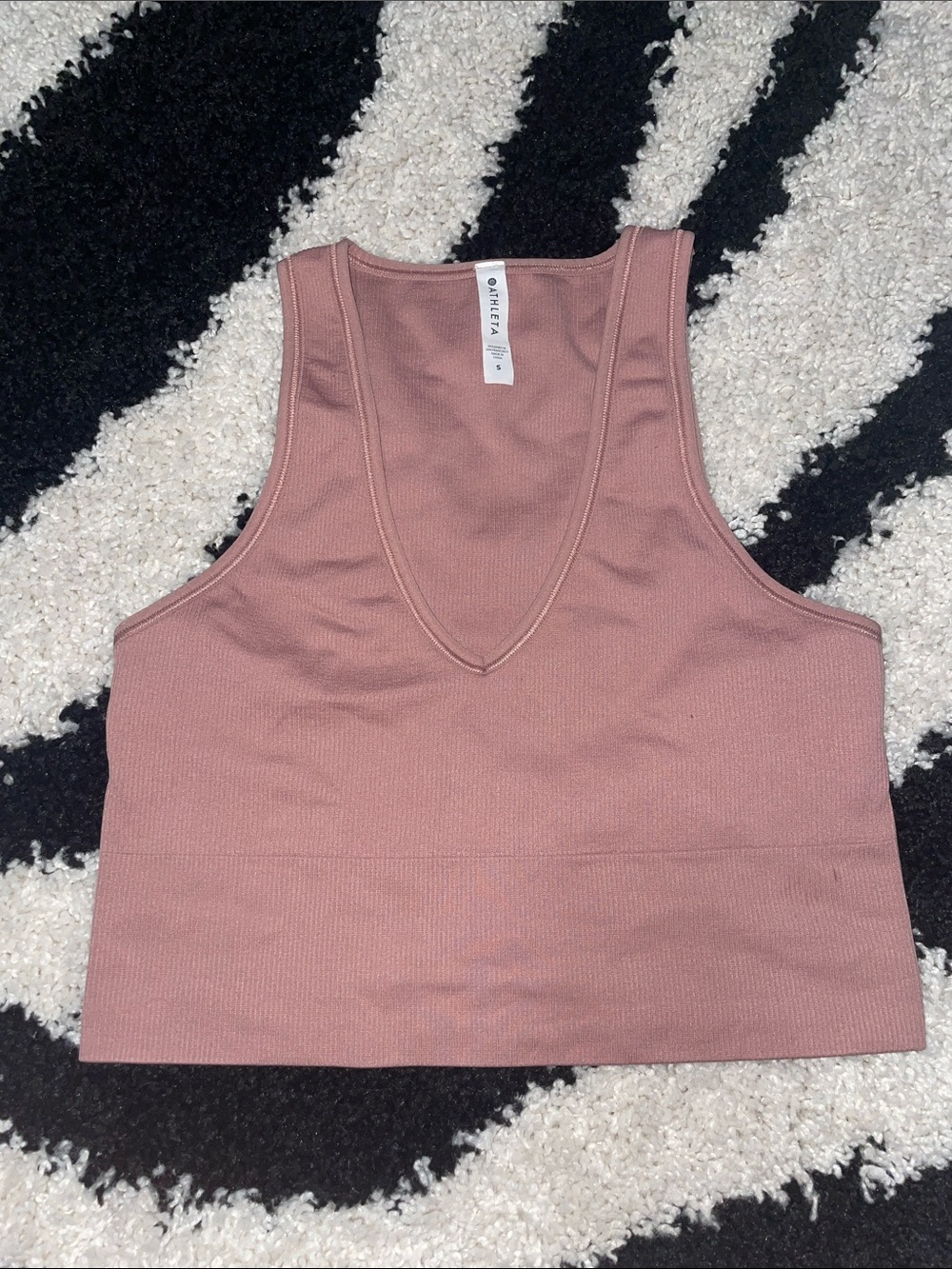 Athleta Muted Pink V-Neck Tank
